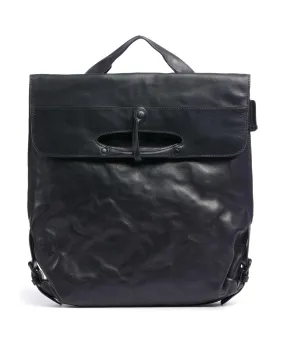  Aunts & Uncles Grandma's Luxury Club Mrs. Apple Strudel Borsa a zainetto 15″ pelle di vacchetta grana blu scuro  