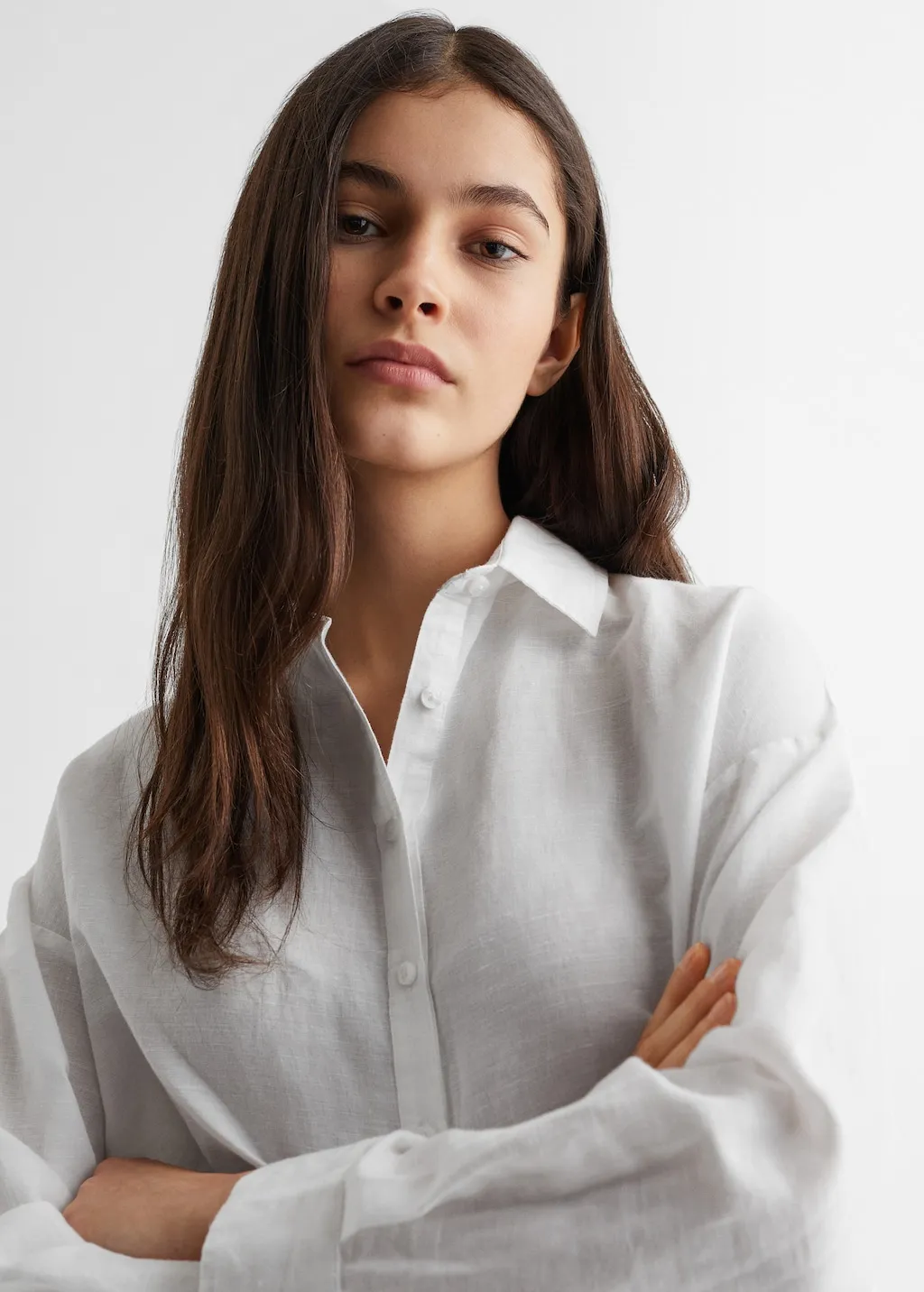 Camicia cotone e lino