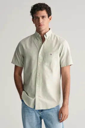 GANT regular  - Camicia con Oxford Manica corta vestibilità classica