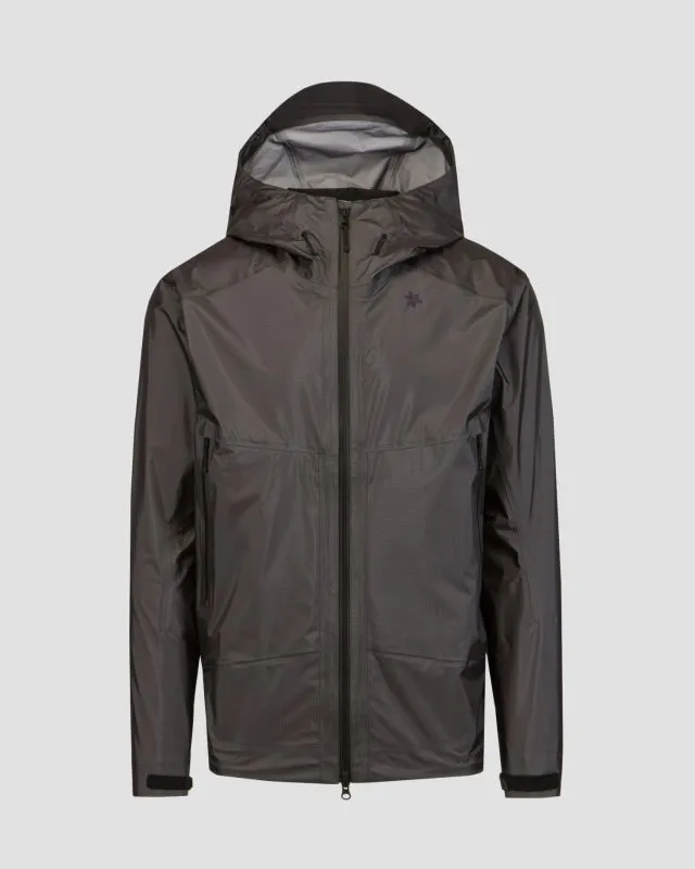 Giacca grigio scuro con membrana da uomo Goldwin GORE-TEX 3L Aqua Tect Jacket