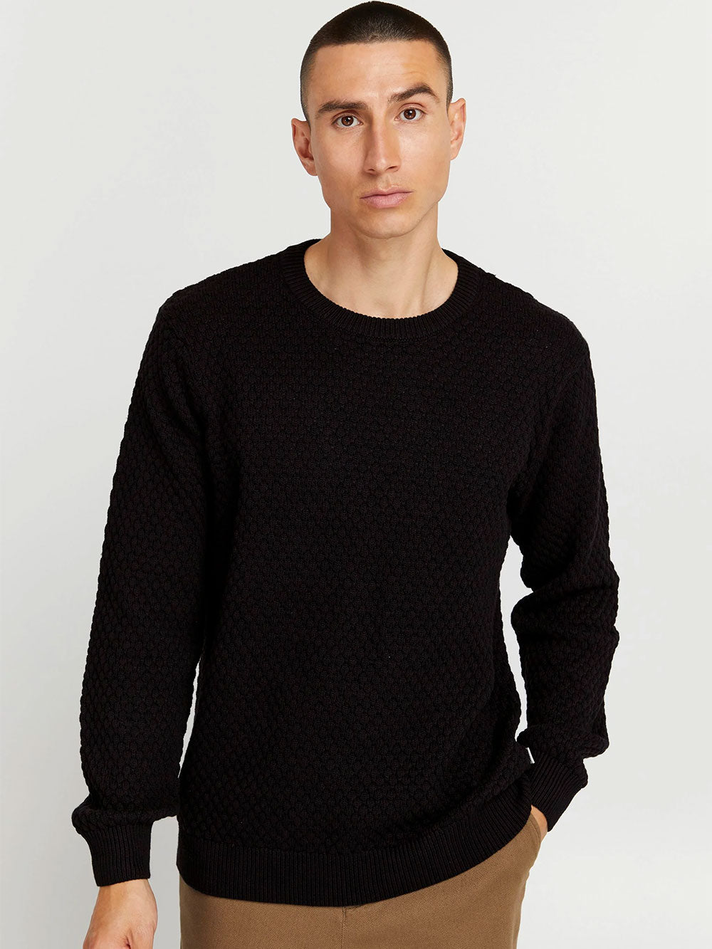 Maglione !SOLID Uomo 21107143 Nero
