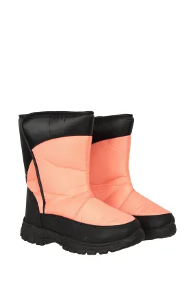 Mountain Warehouse Caribou Kids Single A righe Sherpa Stivali da Neve Adattivi Foderati    