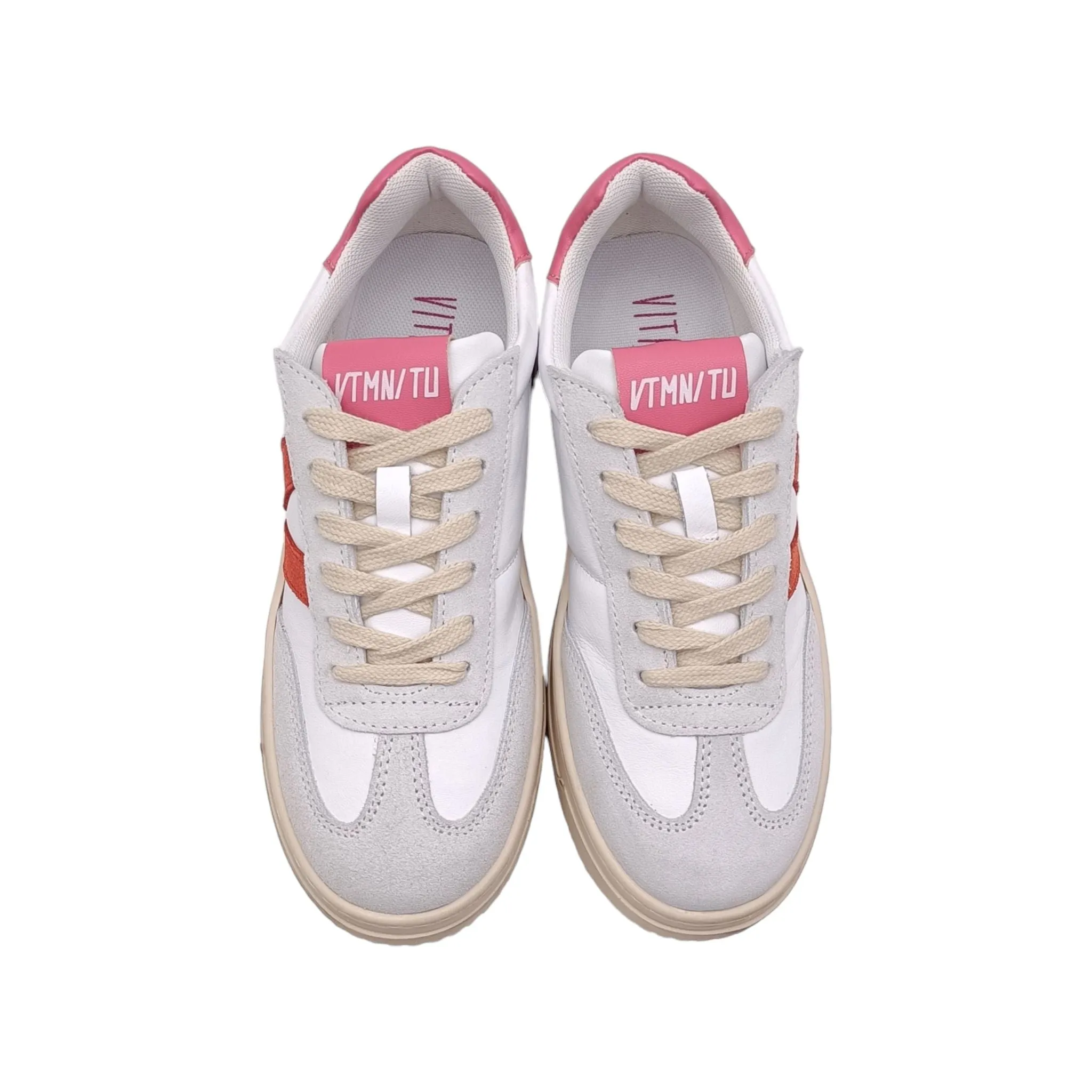 Sneaker Donna DUBAI 5 vitamina tu bianco/salmone